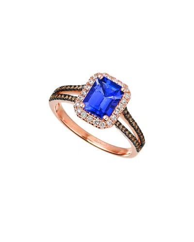 Le Vian 14k Rose Gold 1.87 Ct. Tw. Diamond & Tanzanite Ring