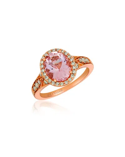 Le Vian ® 14k Rose Gold 2.19 Ct. Tw. Diamond & Morganite Ring