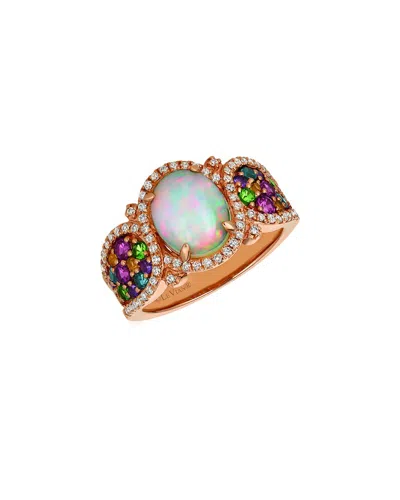 Le Vian 14k Rose Gold 2.23 Ct. Tw. Diamond & Opal Ring