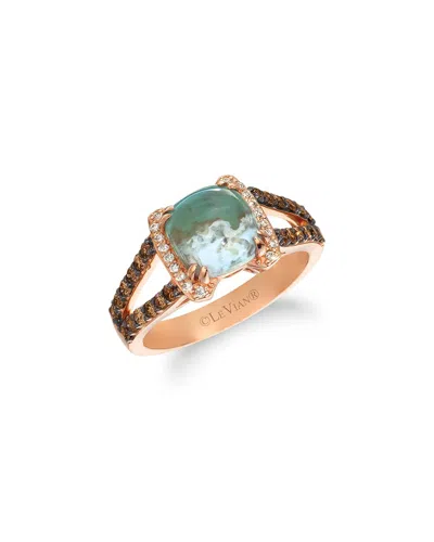 Le Vian 14k Rose Gold 2.34 Ct. Tw. Diamond & Aquaprase Candy Ring