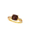 Le Vian ® 14k Rose Gold 2.34 Ct. Tw. Diamond & Quartz Nude Palette Ring