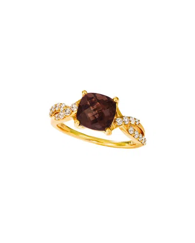 Le Vian ® 14k Rose Gold 2.34 Ct. Tw. Diamond & Quartz Nude Palette Ring