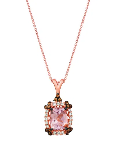Le Vian ® 14k Rose Gold 2.68 Ct. Tw. Diamond & Morganite Pastels Pendant