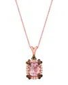 Le Vian ® 14k Rose Gold 2.68 Ct. Tw. Diamond & Morganite Pastels Pendant