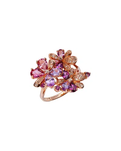 Le Vian 14k Rose Gold 2.75 Ct. Tw. Gemstone Ring In Multi