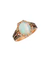 Le Vian 14k Rose Gold 2.82 Ct. Tw. Diamond & Opal Ring