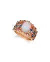 Le Vian 14k Rose Gold 3.23 Ct. Tw. Diamond & Opal Ring