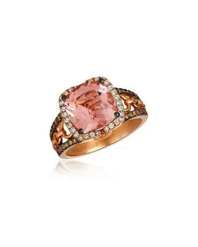 Le Vian ® 14k Rose Gold 3.42 Ct. Tw. Diamond & Morganite Ring