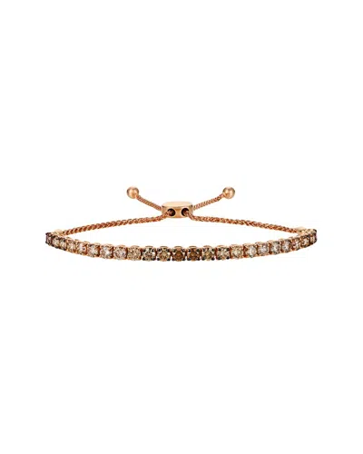 Le Vian 14k Rose Gold 4.00 Ct. Tw. Diamond Bolo Bracelet