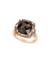 Le Vian ® 14k Rose Gold 5.48 Ct. Tw. Diamond & Quartz Balance Ring