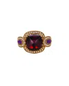 Le Vian ® 14k Rose Gold 6.06 Ct. Tw. Diamond & Gemstone Ring