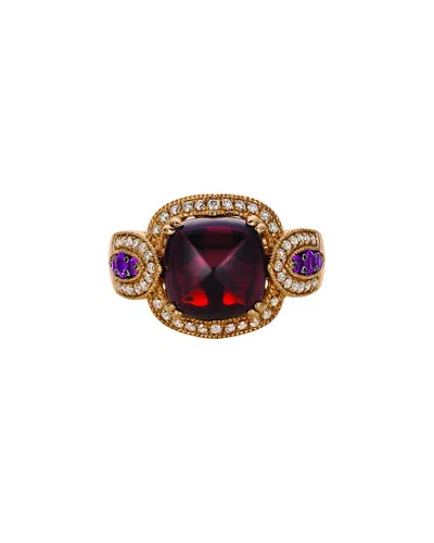Le Vian ® 14k Rose Gold 6.06 Ct. Tw. Diamond & Gemstone Ring