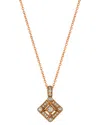 Le Vian 14k Strawberry Gold 0.17 Ct. Tw. Diamond Pendant Necklace