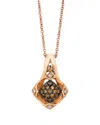 Le Vian 14k Strawberry Gold 0.25 Ct. Tw. Diamond Pendant Necklace