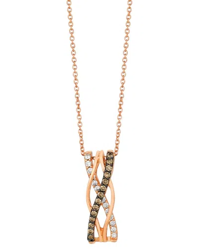Le Vian 14k Strawberry Gold 0.31 Ct. Tw. Diamond Pendant Necklace
