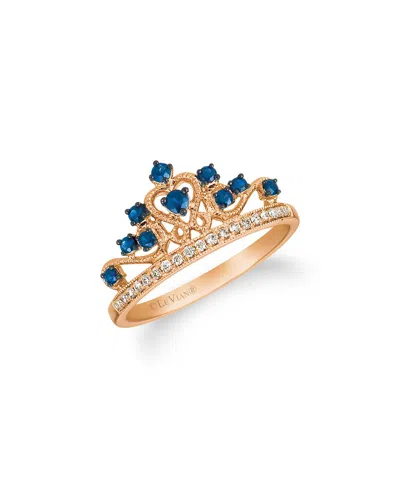 Le Vian 14k Strawberry Gold 0.42 Ct. Tw. Diamond & Sapphire Ring