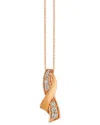 Le Vian Women's 14k Strawberry Gold & 0.51 Tcw Nude Diamond Necklace