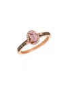 Le Vian 14k Strawberry Gold 0.62 Ct. Tw. Diamond & Rose Spinel Ring
