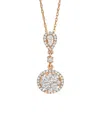 Le Vian 14k Strawberry Gold 0.71 Ct. Tw. Diamond Pendant Necklace