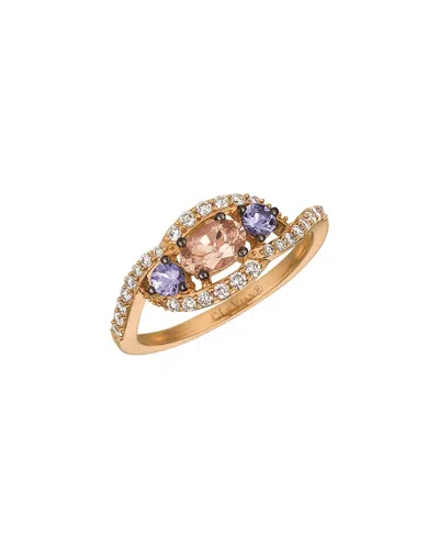 Le Vian 14k Strawberry Gold 0.76 Ct. Tw. Diamond & Gemstone Ring