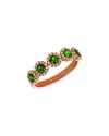 Le Vian ® 14k Strawberry Gold 0.83 Ct. Tw. Diamond & Emerald Ring