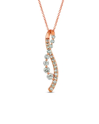 Le Vian 14k Strawberry Gold 0.87 Ct. Tw. Diamond Pendant Necklace