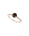 Le Vian 14k Strawberry Gold 1.06 Ct. Tw. Diamond & Smoky Quartz Ring