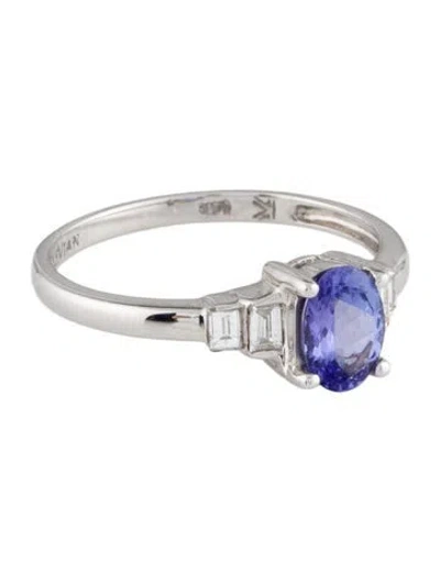 Pre-owned Le Vian 14k Tanzanite & Diamond Cocktail Ring In Multi