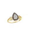 Le Vian 14k Two-tone 0.12 Ct. Tw. Diamond Ring