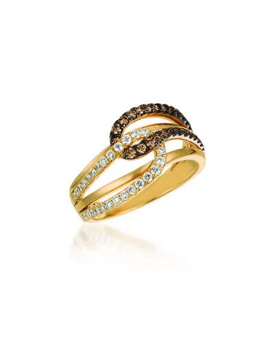 Le Vian 14k Two Tone 0.59 Ct. Tw. Diamond Half-eternity Ring