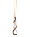 Le Vian 14k Two Tone Gold 0.48 Ct. Tw. Diamond Pendant Necklace