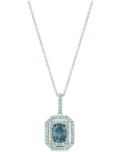 Le Vian ® 14k Vanilla Gold 1.06 Ct. Tw. Diamond & Grey Spinel Pendant Necklace