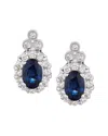 Le Vian ® 14k Vanilla Gold 1.40 Ct. Tw. Diamond & Sapphire Earrings In Metallic