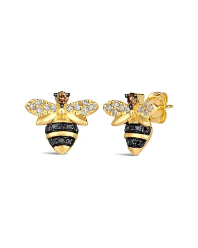 Le Vian 14k Y/g Earr 0.50 Dia In Gold