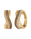 Le Vian 14k Y/g Earr 0.58 Dia In Multi