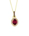 Le Vian 14k Y/g Pend 0.31 Dia 2.00 Rh |h| In Red