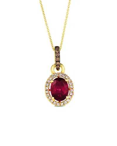Le Vian 14k Y/g Pend 0.31 Dia 2.00 Rh |h| In Red