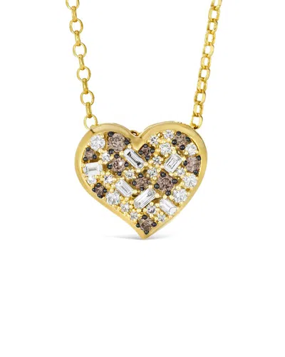 Le Vian 14k Y/g Pend 0.38 Dia In Gold