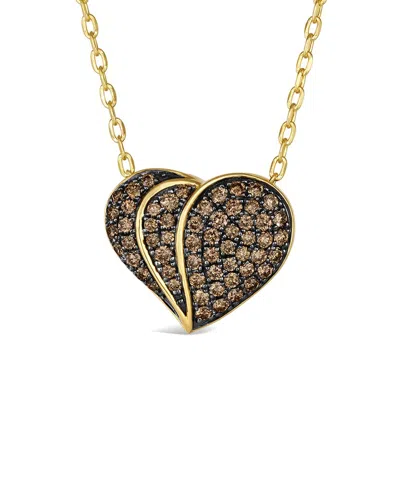 Le Vian 14k Y/g Pend 0.70 Dia In Multi