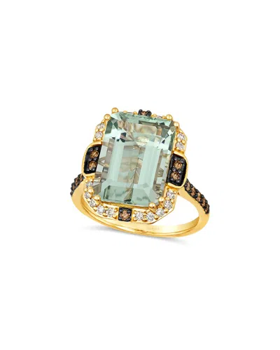 Le Vian 14k Y/g Ring 0.44 Dia 6.70 Gm |h| In Multi