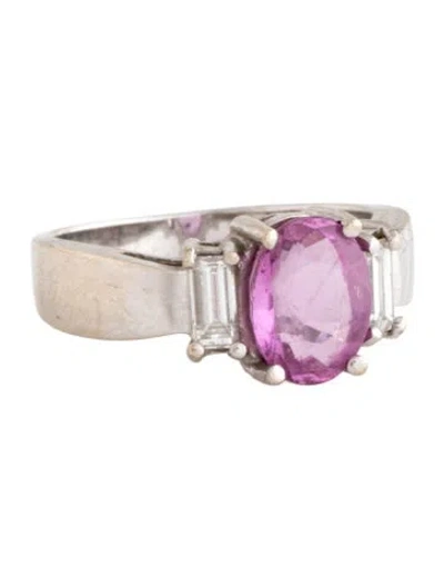 Pre-owned Le Vian 18k 2.05ctw Sapphire & Diamond Cocktail Ring In Multicolor