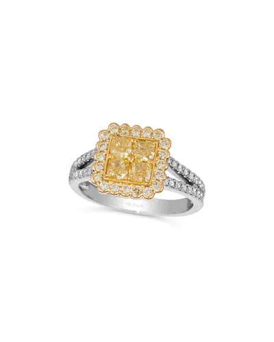 Le Vian ® 18k Two-tone 1.37 Ct. Tw. Diamond Half-eternity Ring In Gold
