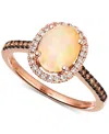 Le Vian Amethyst (1-3/8 Ct. T.w.) & Diamond (1/4 Ct. T.w) Ring In 14k Rose Gold (also In Citrine, Deep Sea B