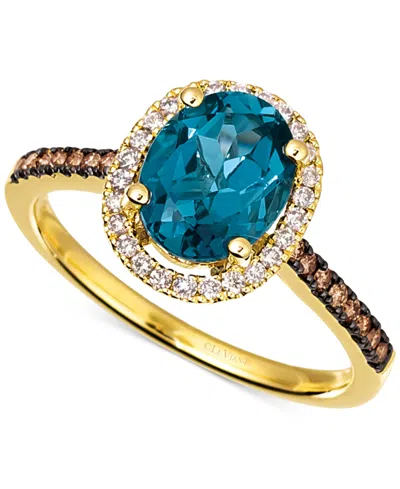 Le Vian Amethyst (1-3/8 Ct. T.w.) & Diamond (1/4 Ct. T.w) Ring In 14k Rose Gold (also In Citrine, Deep Sea B