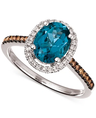 Le Vian Amethyst (1-3/8 Ct. T.w.) & Diamond (1/4 Ct. T.w) Ring In 14k Rose Gold (also In Citrine, Deep Sea B In Blue