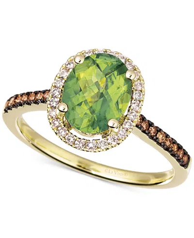 Le Vian Amethyst (1-3/8 Ct. T.w.) & Diamond (1/4 Ct. T.w) Ring In 14k Rose Gold (also In Citrine, Deep Sea B In Periodot,yellow Gold