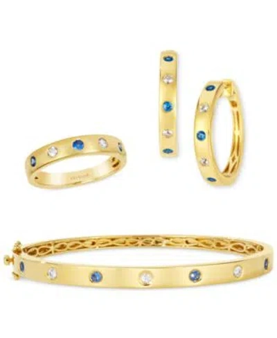 Le Vian Anywear Everywear Blueberry Sapphire Or Pink Sapphire White Sapphire Ring Earrings Bracelet Collecti In Gold