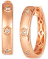 Le Vian Anywear Everywear Nude Diamond Small Hoop Earrings (1/6 Ct. T.w.) In 14k Gold, 0.82" (also Available In Gold