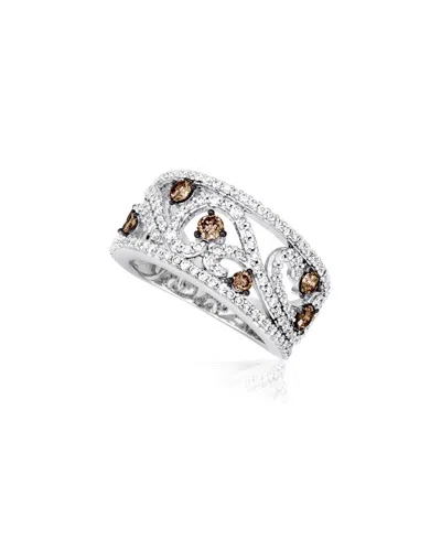 Le Vian ® Band 14k 1.40 Ct. Tw. Diamond Half-eternity Ring In Metallic