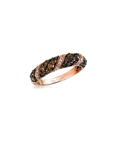 Le Vian ® Band 14k Rose Gold 1.13 Ct. Tw. Diamond Half-eternity Ring